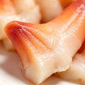 Frozen geoduck siphon meat, trimmed pale crisp slices (1)