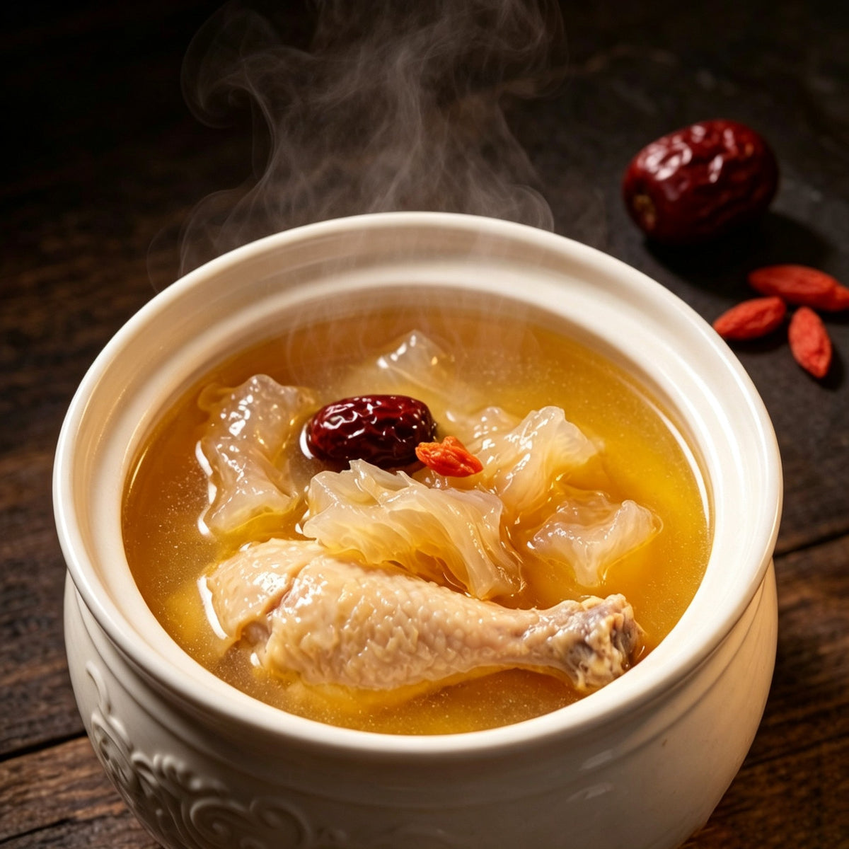 Premium dried fish maw pieces in a gift box (3)